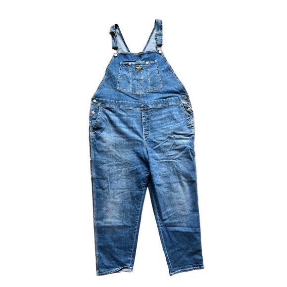 OshKosh B'gosh Denim - Oshkosh B'gosh adult bib overalls NWT light wash size XXL
